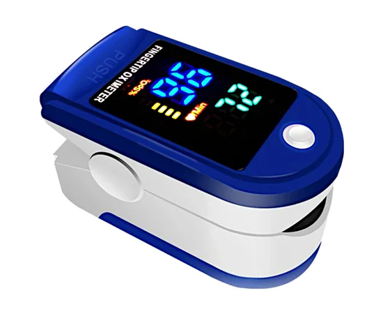 Пульсоксиметр Fingertip Pulse Oximeter LYG-88 Белый / Синий