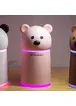 Увлажнитель воздуха Teddy Bear с арома-диффузором (lamp+fan) Розовый