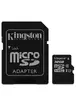 Карта пам'яті Kingston microSDHC 32 GB Card Class 10 + SD adapter Чорний