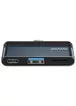 Переходник HUB Usams US-SJ491 Type-C Mini Hub (Type-C + USB + Micro SD) Темно-серый