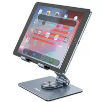 Підставка настільна Hoco PH52 Might metal rotating Metal gray