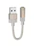 Перехідник Hoco UPA32D Clever USB to 3.5mm Gold