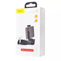 Автодержатель Baseus Backseat Vehicle Phone Hook, + крюк-вешалка Black
