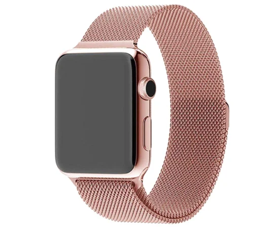 Ремешок Milanese Loop Design для Apple watch 42mm / 44mm Rose Gold