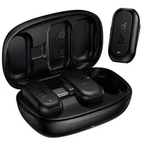 Петличний бездротовий мікрофон Hoco L26 Dual-mic Smart AI (Type-C) Black