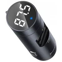 АЗУ FM модулятор Baseus Energy Column Темно-серый