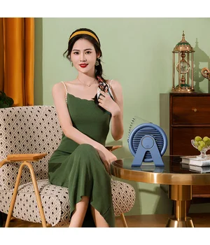 Настольный вентилятор F7-B Snail 2200mAh Blue Настольный вентилятор F7-B Snail 2200mAh Blue