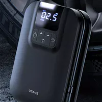Портативный автокомпрессор для шин Usams US-ZB215 Mini Car 5000 mAh Черный
