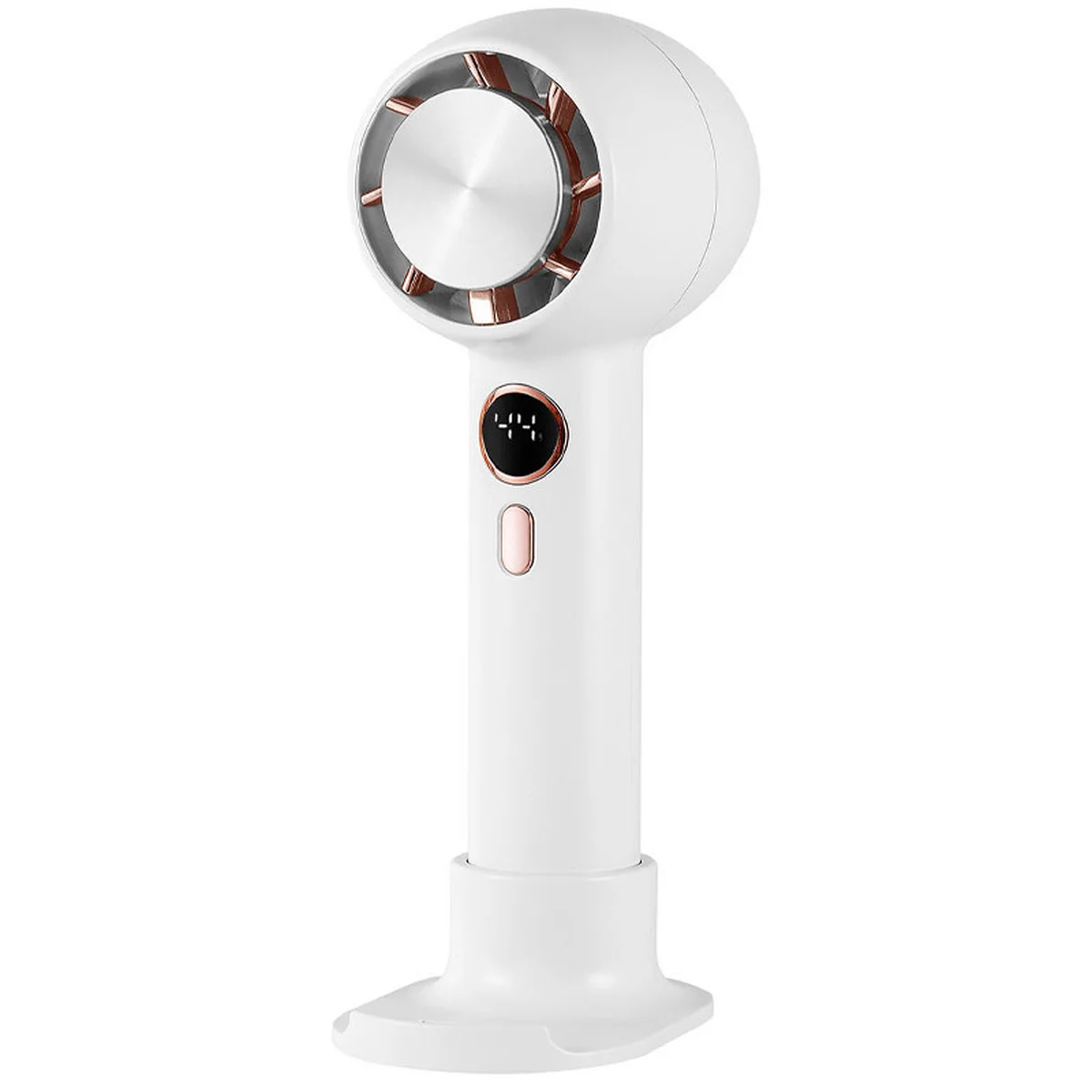 Портативный вентилятор YL007 with Display с подставкой для телефона 2000mAh White