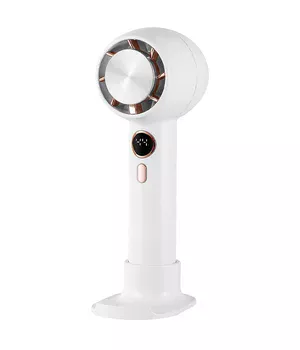 Портативний вентилятор YL007 with Display з підставкою для телефону 2000mAh White