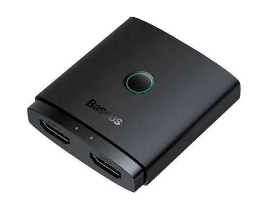 Переходник Baseus Hub AirJoy Series 2-in-1 Bidirectional HDMI Switch (B01331105111-0) Cluster Black