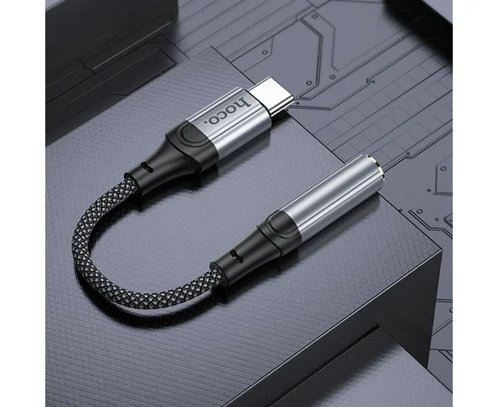 Перехідник Hoco LS36 Fresh Type-C to 3,5 AUX Black