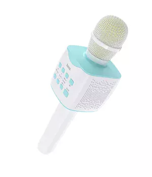 Караоке Микрофон-колонка Hoco BK5 Голубой