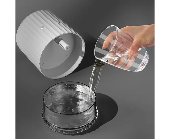 Настольный вентилятор Rapid Cooling 3in1 с водяным охлаждением и подсветкой 1200 mAh White