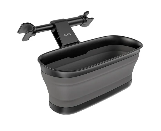 Тримач Hoco PH35 Lucky journey car rear pillow foldable storage box для автомобіля Чорний / Сірий