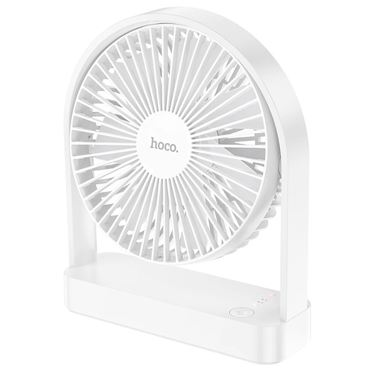 Настільний вентилятор Hoco HX65 ultra-thin desktop fan 2000 mAh White