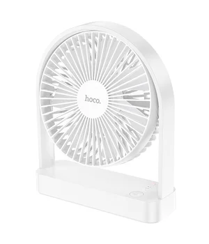Настільний вентилятор Hoco HX65 ultra-thin desktop fan 2000 mAh White