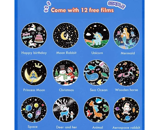 Нічник Fairy Tale E11 with Bluetooth 1200 mAh Pink