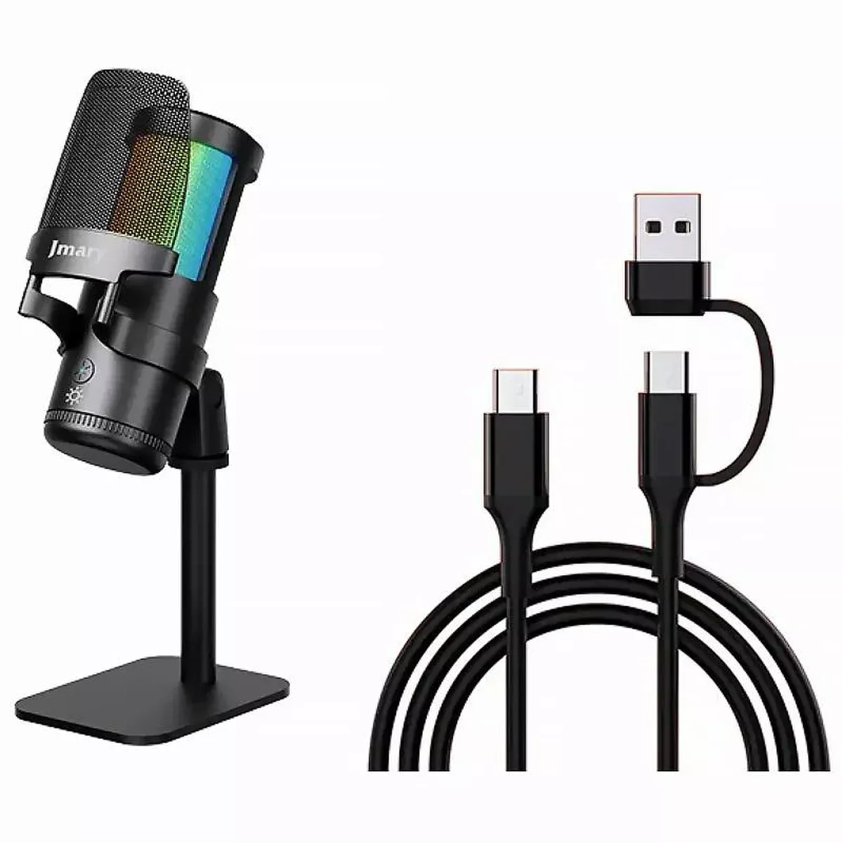 Микрофон конденсаторный для гейминга Jmary MC-PW13 Black