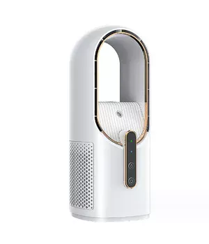 Настільний вентилятор F6 2in1 з зволожувачем повітря 2200mAh White