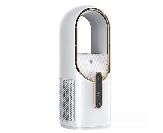 Настольный вентилятор F6 2in1 с увлажнителем воздуха 2200mAh White