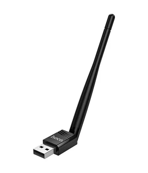 WiFi адаптер Hoco HI37 WiFi4 USB External Antenna 150Mbps Black