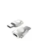 Перехідник Hoco UA8 MicroUSB to Type-C Сталевий