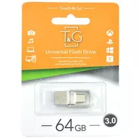 Флеш-драйв T&G 104 Metal series USB 3.0 - Type-C, 64GB Серебряный