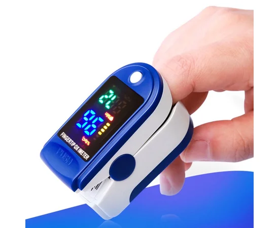 Пульсоксиметр Fingertip Pulse Oximeter LYG-88 Белый / Синий