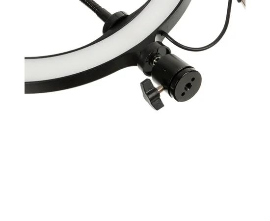 Кольцевая лампа M-126 26см с держателем, без подставки Черный