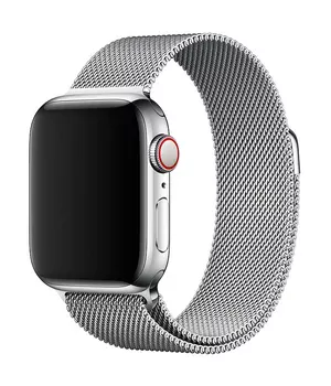 Ремешок Milanese Loop Design для Apple watch 38mm/40mm Серебряный Ремешок Milanese Loop Design для Apple watch 38mm/40mm Серебряный