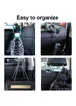 Автодержатель Baseus Backseat Vehicle Phone Hook, + крюк-вешалка Black