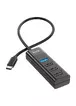 Перехідник Hoco HB25 Easy mix 4in1 (Type-C to USB3.0+USB2.0*3) Чорний
