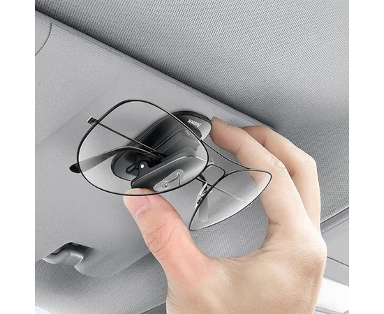 Держатель в машину для очков Baseus Platinum Vehicle (paste type) Черный