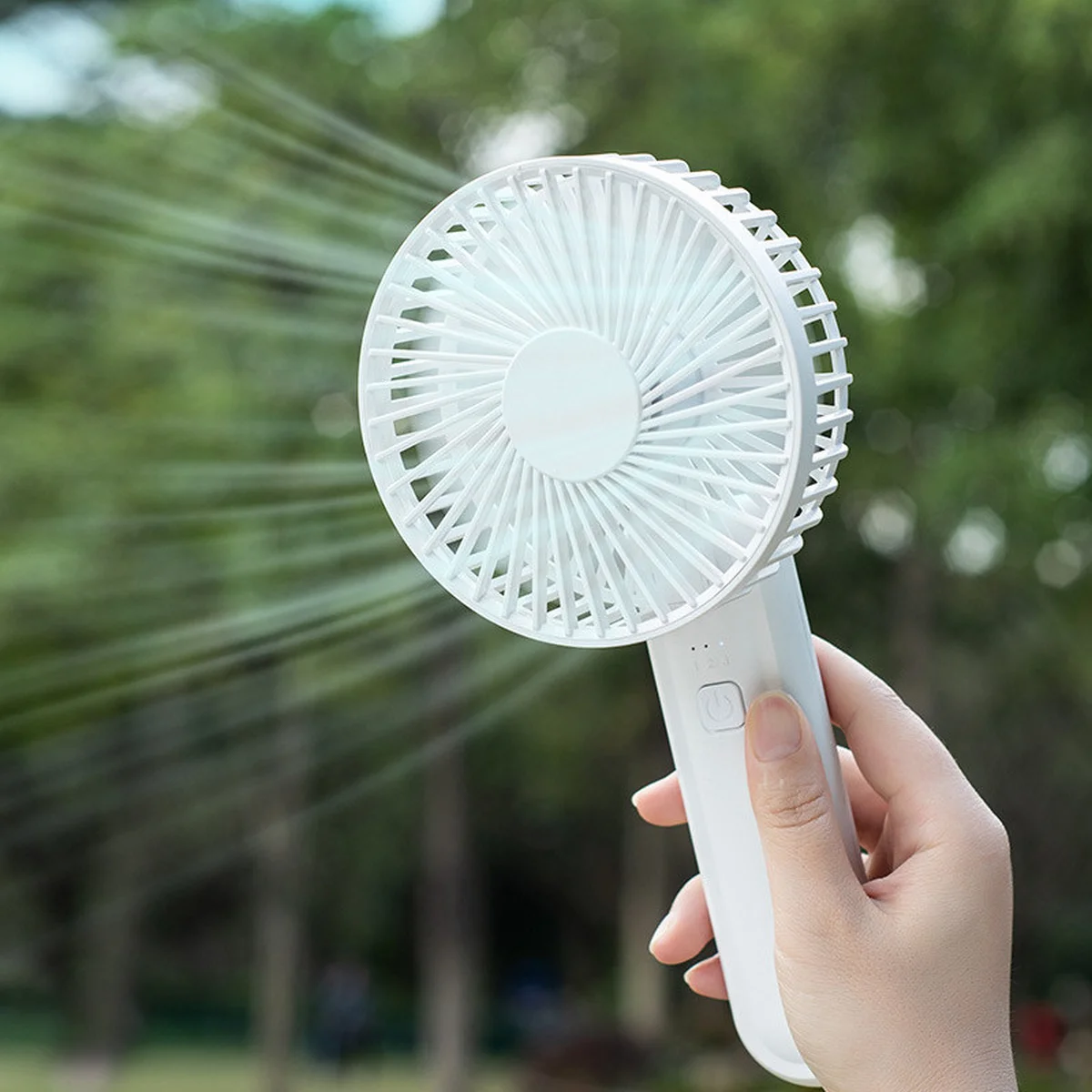 Портативний вентилятор K37 із затискачем 2000mAh White