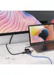 Переходник HUB Hoco HB16 Type-C to USB3.0*3+HDMI+PD+RJ45 Серый