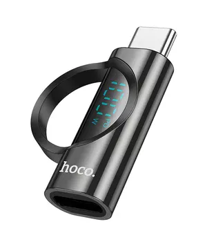 Перехідник Hoco UA32 Type-C male to Type-C female display adapter Black