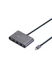 Перехідник HUB Hoco HB3 USB to Type-C Сталевий