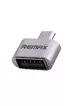 Перехідник Remax RA-OTG USB to microUSB Срібний