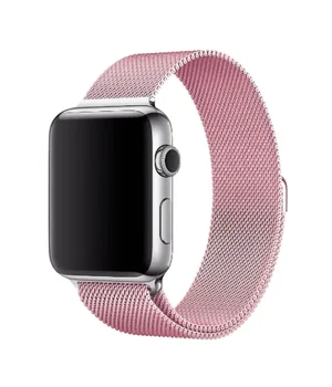 Ремінець Milanese Loop Design для Apple watch 42mm / 44mm Rose Pink
