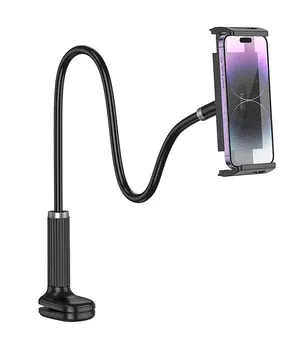 Регулируемая подставка для телефона/планшета Hoco HD10 Bamboo lazy stand Black