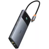 Перехідник HUB Baseus Metal Gleam Series II OS 10in1 (B00061800123-00) Cosmic Black