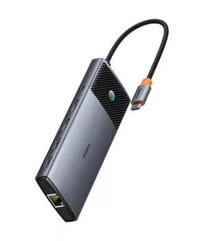 Переходник HUB Baseus Metal Gleam Series II OS 10in1 (B00061800123-00) Cosmic Black