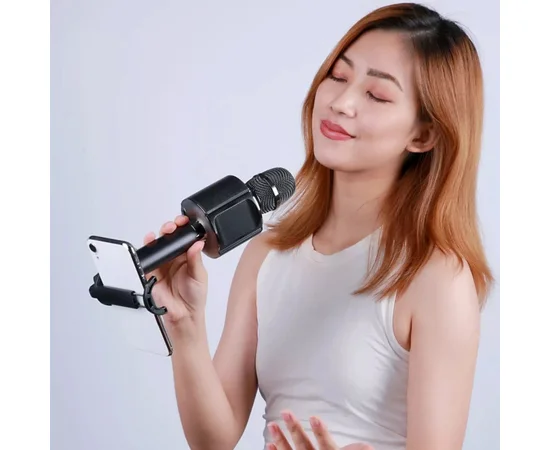 Караоке Микрофон-колонка Remax K05 Черный