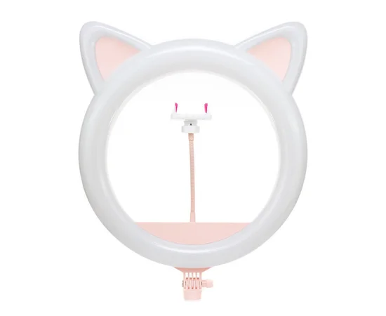 Кольцевая лампа Cat, RK-45, 50см Розовый