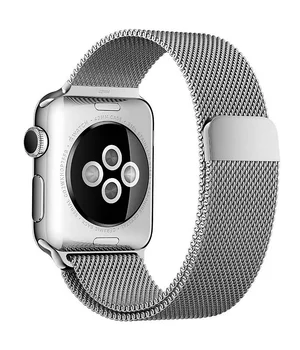 Ремешок&nbsp;Milanese&nbsp;Loop&nbsp;Design&nbsp;для&nbsp;Apple&nbsp;watch&nbsp;42mm/44mm Серебряный