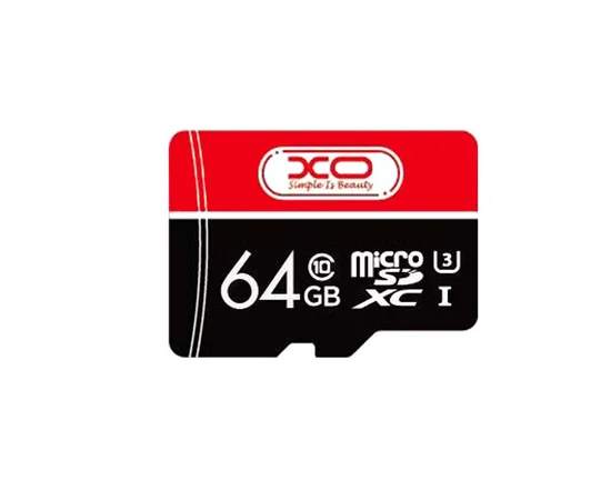 Карта пам'яті XO microSDCX 64 GB Class 10 + SD adapter Чорний