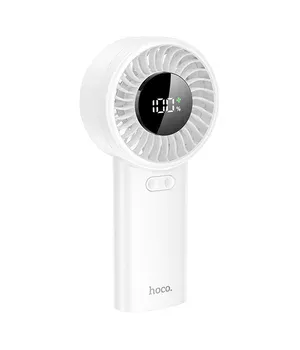 Портативний вентилятор Hoco HX62 Endless handheld fan 6000 mAh White