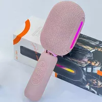 Караоке Мікрофон-колонка KMC300 Pink