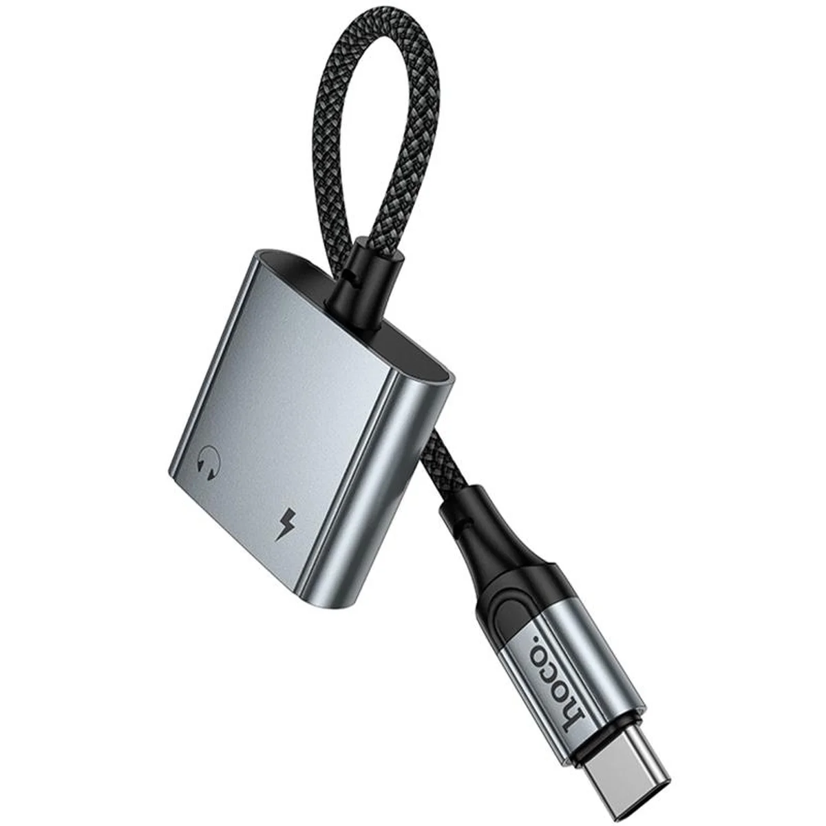 Перехідник Hoco UPA34 Type-C to Type-C + 3.5mm